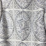 Chico's Chico’s Convertible Faux-Fur Cuff Jacquard Jacket in Taupe/Blue Photo 9