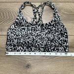 Lululemon Energy Bra Medium Support B-D Cup Urban Block Ice Grey Black Size 6 Photo 5