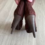 Saint Laurent Yves  YSL Brown Suede Platform Boots
Size: 37.5 Photo 2