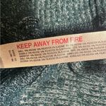 Anthropologie  Daily Practice Cropped Waffle Knit Hoodie Teal Photo 3