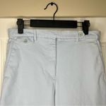 Theory Nadeema Relaxed Chino Pants Women’s Size 6 Hydrangea Light Blue Wide Leg Photo 3
