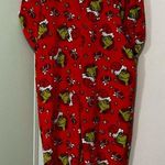 Dr. Seuss Grinch One Piece Hooded Pajamas Size Large 12/14 Photo 0