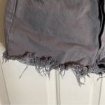 Levi's 501 Dark Grey Distressed Jean Shorts With Button Fly Size 32 Photo 1