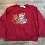 Penmans Vintage Sweatshirt Pullover Cats Ugly Christmas Grandma Sweater Size XL Red Photo 0
