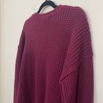 Arizona Jeans Arizona Jean Co NEW burgundy Long Length Knit Sweater NWT ~ Women’s Size XL Photo 5