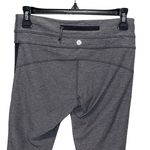 Lululemon Womens Run Pace Tight Athletic Leggings Heathered Deep Coal Size 6 Photo 3