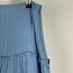 Privacy Please Revolve Periwinkle Blue Ventura Checked Tiered Midi Skirt Photo 7
