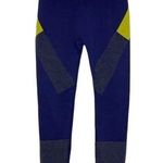 Fabletics x Demi Lovato Leggings Women Small Seamless Printed Purple Chartreuse Photo 0