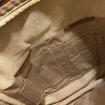 Tumi Canvas And Leather Trim Tote Bag Brown Photo 5