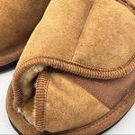 Women’s Faux Fur House Slippers Sz S Brown Photo 1