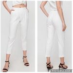 Aritzia  Babaton Cohen Cropped Pleated Dresss Pants Ivory 4 Photo 1