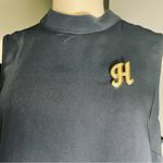 Vintage Goldtoned Metal Letter "H" Initial Brooch Pin. Photo 4