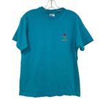 Olympics 1996 Atlanta Vintage Tshirt Women's Medium Teal Retro Embroidered Logo Photo 0