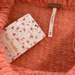 Free People NWT Ophelia Pullover Alpaca Oversized Knit Sweater in Peach XS Photo 3