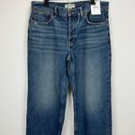 Madewell Petite Low Slung Baggy Crop Jean Croswell Wash Blue Relaxed US 30 P NWT Photo 6