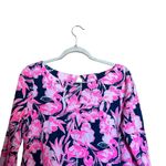 Lilly Pulitzer  Waverly Top Women Medium Multicolor Floral Bright Colorful Blouse Photo 1