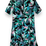Tommy Bahama  Golf Tennis Beach Dress Cover up W/ Shorts XS Black Floral NWT Photo 0
