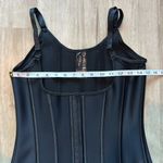 Corset Story Underbust Latex Corset Adjustable Black Size 28 Waist Cincher Photo 5