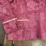 Susan Graver Womens Silk Brocade Pink Blazer Jacket Size Large Photo 2