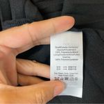 DKNY  Black Pleated Tie Waist Dress Photo 6