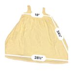 Stars Above  Butter Yellow Cotton Gauze Boho Oversized Beach Dress size M Photo 2