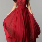 PromGirl Red Long Prom Dress Photo 0