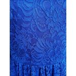 Torrid New Plus Electric Blue Lace Short Sleeve Fit & Flare Midi Dress Only Sz 1 Photo 5