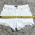 Abercrombie & Fitch Annie high rise white Jean shorts size 2/26 Photo 3
