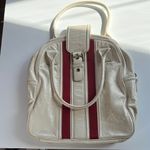 Marc by Marc Jacobs  Patent Leather Red & White Bowling Tote Bag Photo 4