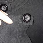 Preswick & Moore  Black Button Up Cardigan Size‎ Medium Photo 3