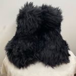 UGG  Australia Classic Short‎ Fluff Momma Mama Baby Black Mini Winter Boots 8 Photo 0