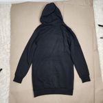 Magic Fashion Long Hoodie Black with Yellow Drawstrings Tunic Pocket Size M/L Size M Photo 3