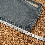 We Wore What NWT  Slouchy Slit Denim Overalls - Steel Photo 15