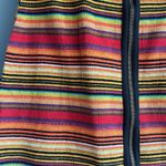 Free People  NEW ROMANTICS Beaded Boho Tapestry Striped Mini Sheath Dress Photo 6