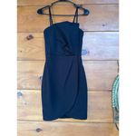 Lulus  Black Drinks On Me Black Sleeveless Pleated Bodycon Dress Party Size XS Photo 1
