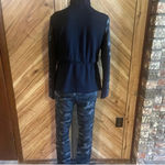 CAbi  ATC Black And Gray Small Leggings And Jacket Set Photo 5