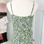 Veronica Beard Avenel Floral Ruffled Silk Asymmetric Midi Dress Green Sz 4 NWT Photo 7