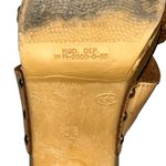 Candie's Vintage 90’s Y2K Candie’s Tan Sandals Slides Mules Heels size 7 38 Photo 5