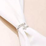 Stainless Steel Silver Engraved Ring “I can do all things” Adjustable Ring S 7 Photo 4