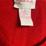 Crystal Kobe Christmas Sweater Snowman Skiing Button Cardigan Holiday Medium Red Photo 6