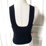 Urban Outfitters black sleeveless V neck crop top Photo 4
