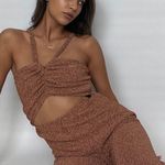 Isabelle's Cabinet Dancing Queen Sparkle Bronze Jumpsuit Photo 2