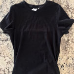 Aritzia  TNA Short Sleeve Black Top Photo 0