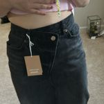 Reformation  Black Denim long Skirt. 27 Photo 4