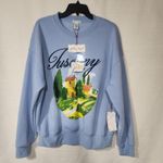 Tuscany Italy women's size Large blue sweatshirt Photo 1