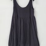 Forever 21 Babydoll Tank Womens S Black Rayon Scoop Neck Bow Tie Straps Flowy Photo 4