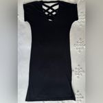 Athleta Crossback Sweatshirt Midi Dress - Black - XS Photo 1