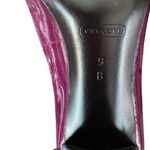 Coach  Colby Purple Patent Leather Heels size 9 Photo 8