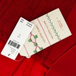 Farm Rio NWT X ANTHROPOLOGIE Strapless Structured Red Heart Mini Dress Sz L Photo 4