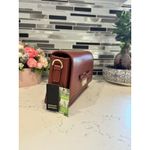 Badgley Mischka  Leather Crossbody Bag with Bow and Logo Detail Photo 2